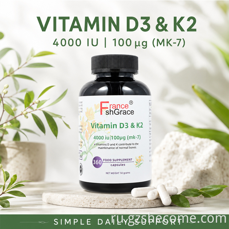 Vitamin D3 K2 Capsules10